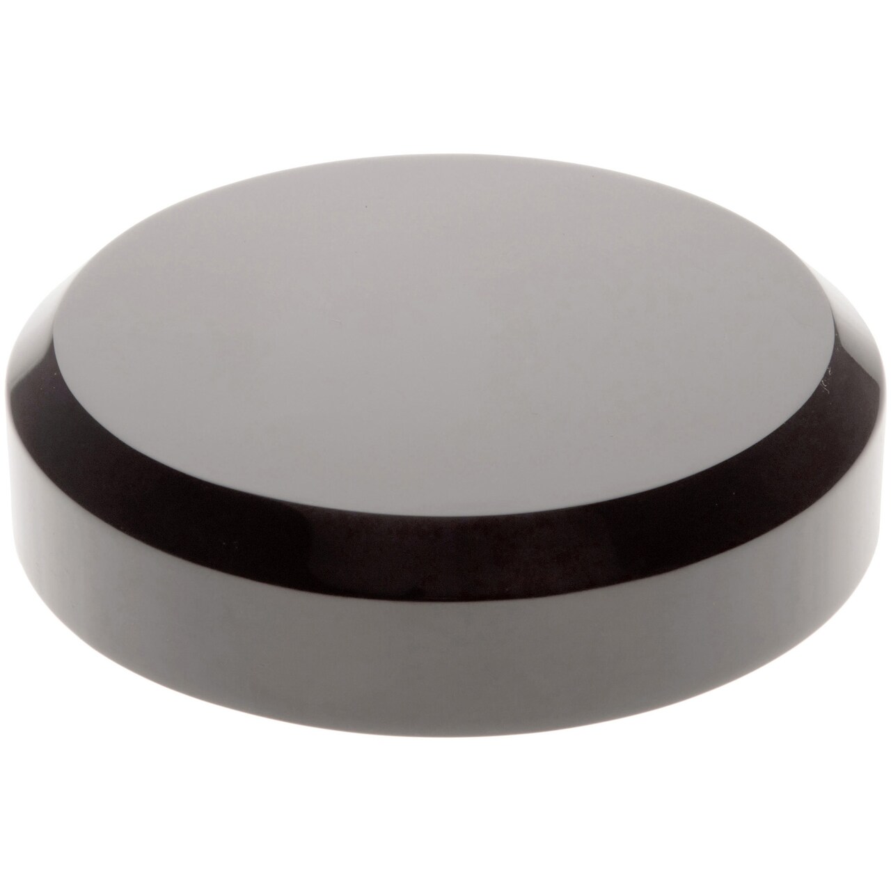 Plymor Black Acrylic Beveled Round Display Base, 4" W x 4" D x 1" H